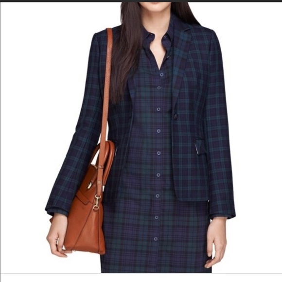 brooks brothers plaid jacket
